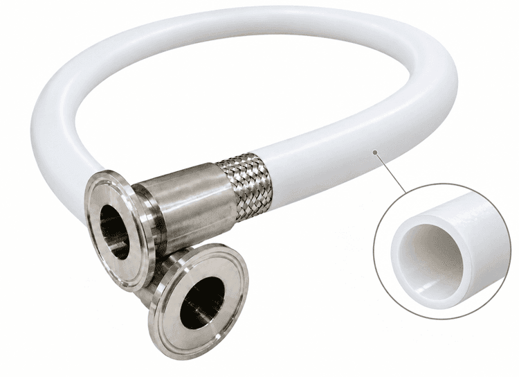 Рукав PTFE в защитной оболочке из медицинского силикона — вид 1